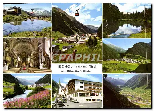 Cartes postales moderne Ischgl Tirol Mit Silvretta Seilbahn