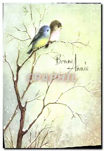 Cartes postales moderne Bonne Annee Oiseaux