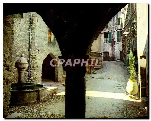 Cartes postales moderne Peille Place du Mont Agel