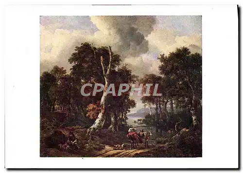 Cartes postales moderne Jacob Ruysdael La foret Paris Musee du Louvre