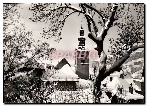 Cartes postales moderne Megeve Le Clocher du Village