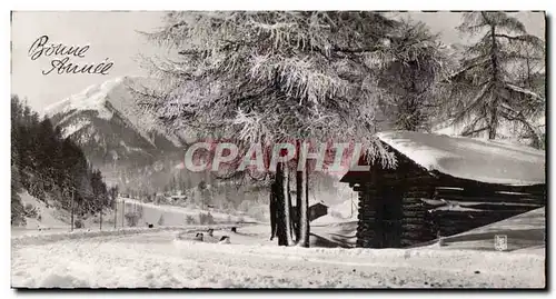 Cartes postales moderne Bonne Annee Chalet