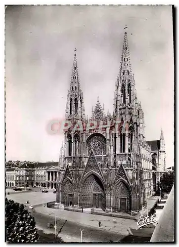 Cartes postales moderne Rouen Facade de l&#39Eglise St Ouen