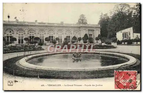 Cartes postales Versailles Le Grand Trianon Facade des Jardins