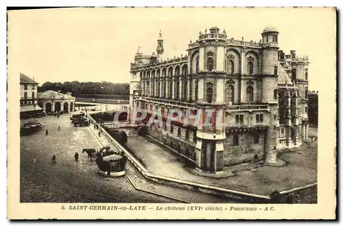 Cartes postales Saint Germain en Laye Le Chateau Panorama