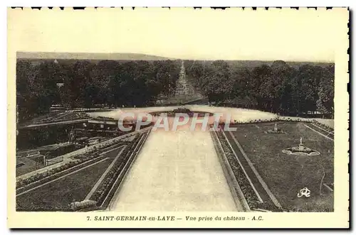 Cartes postales Saint Germain en Laye Vue prise du Chateau