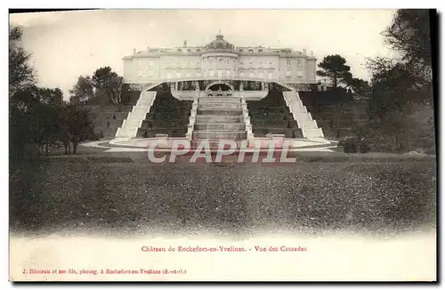 Cartes postales Chateau de Rochfort en Yvelines vue des Cascades