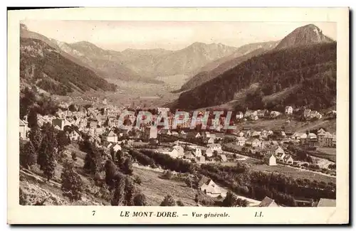 Cartes postales Le Mont Dore Vue Generale