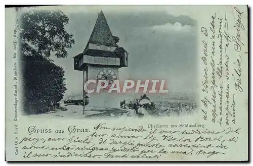 Cartes postales Graz Uhrthurm ain Schlossberg