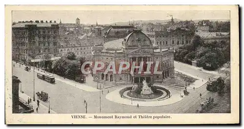 Ansichtskarte AK Vienne Monument Raymond et Theatre populaire