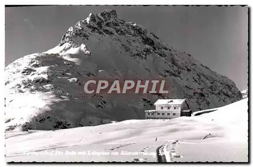 Cartes postales moderne Alpengasthof Piz Buin mit Lobspitze am Silvrettastausee