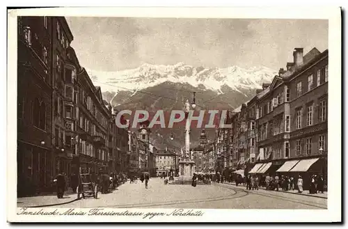 Cartes postales Innsbruck Maia Theresientrasse gegen Nordkette