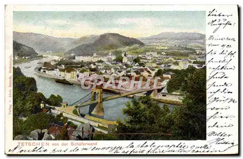 Cartes postales Tetschen von der Schaferwand