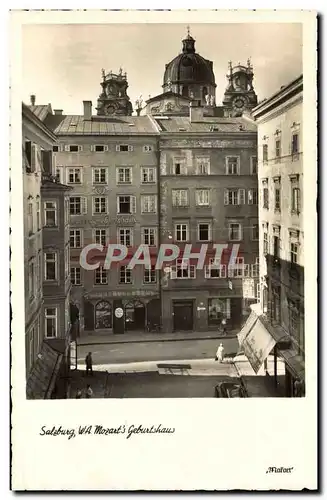 Cartes postales Salburg Mozart&#39s Geburtshaus Mozart