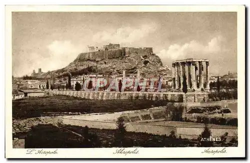 Cartes postales Athenes Acropole