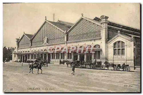 Cartes postales Orleans La Gare