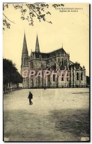 Ansichtskarte AK Chateauroux Eglise St Andre