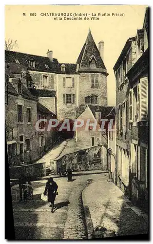 Cartes postales Chateauroux La Vieille Prison et la Descente de Ville