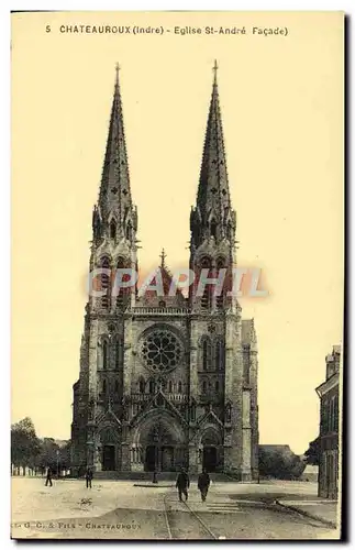 Ansichtskarte AK Chateauroux Eglise St Andre