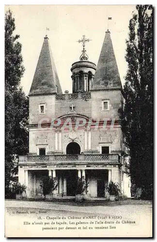 Cartes postales Chateau D&#39Anet Chapelle