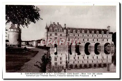 Cartes postales Chenonceaux Le chateau