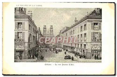 Cartes postales Orleans La Rue Jeanne D'Arc