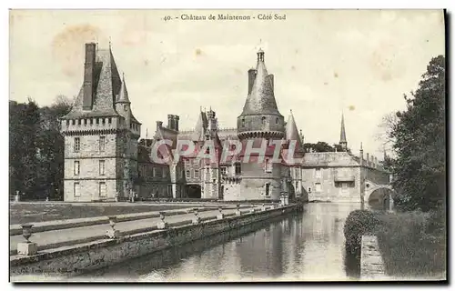 Cartes postales Maintenon Chateau de Cote Sud