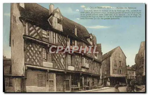 Cartes postales Chartres Maison du saumon