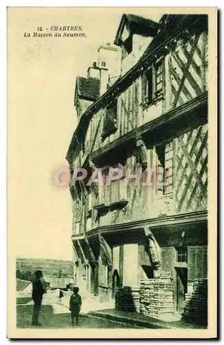 Cartes postales Chartres La Maison du Saumon