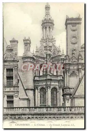 Cartes postales Chambord Le Chateau La Grande Lanterne