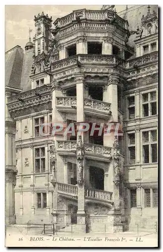 Cartes postales Blois Le Chateau L&#39escalier Francois 1er