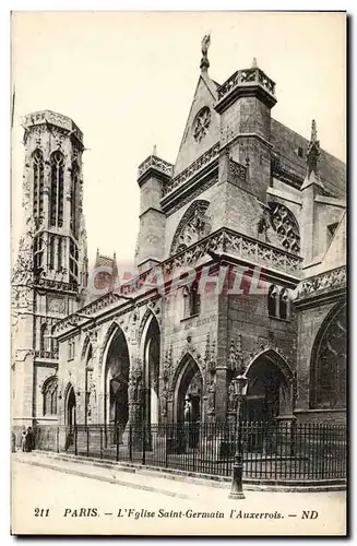 Cartes postales Paris L&#39Eglise Saint Germain L&#39Auxerrois