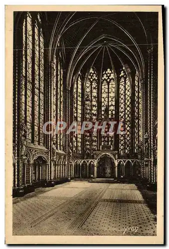 Ansichtskarte AK Paris En Flanant Interieur de la Sainte Chapelle