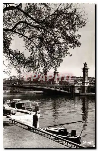 Moderne Karte Paris Le Pont Alexandre III