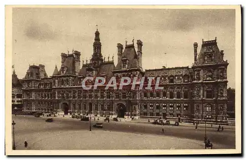 Cartes postales Paris Hotel de ville