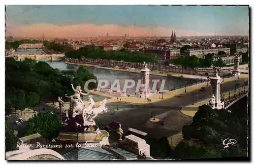 Cartes postales moderne Paris Panorama of the Seine