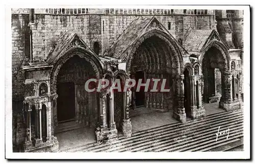 Cartes postales moderne Chartres Le portail Nord de la cathedrale