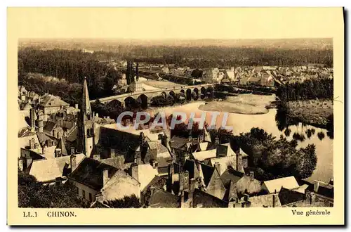 Cartes postales Chinon Vue Generale