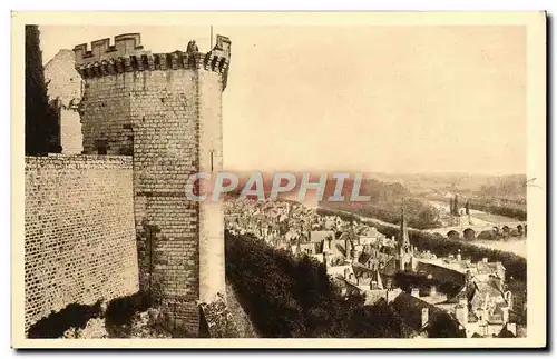 Cartes postales Chinon Le Chateau Tour de Boissy et Vallee de la Vienne