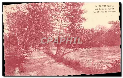 Cartes postales Olivet Les Bords Du Loiret Le chemin de Robinson