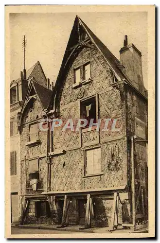 Cartes postales Tours Vieille Maison de la Place Foire le Roi