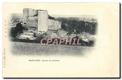 Cartes postales Montoire Ruines Du Chateau