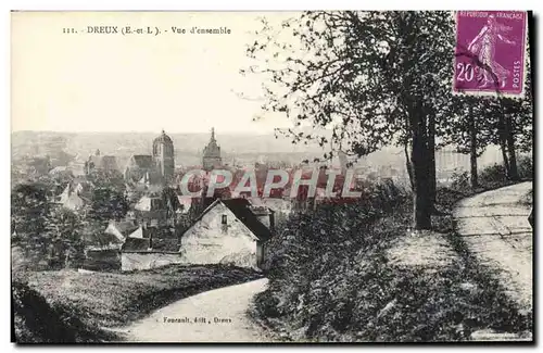 Cartes postales Dreux Vue D&#39Ensemble