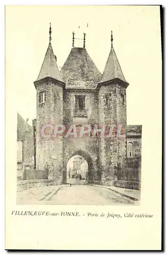 Cartes postales Villeneuve Sur Yonne Porte de Joigny