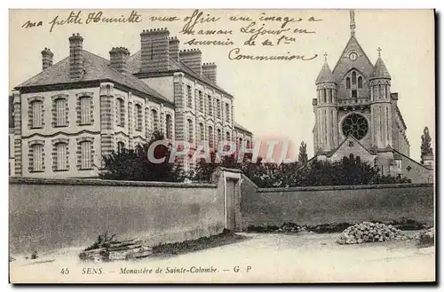 Cartes postales Sens Monastere de Sainte Colombe