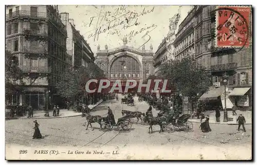 Cartes postales Paris La Gare du Nord