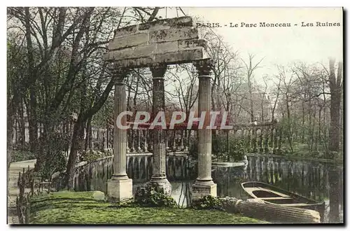 Ansichtskarte AK Paris Le Parc Monceau Les Ruines