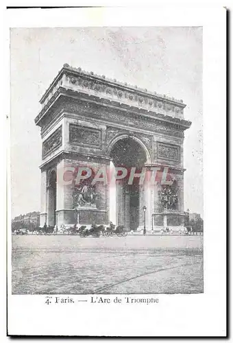 Cartes postales Paris L&#39Arc De Triomphe