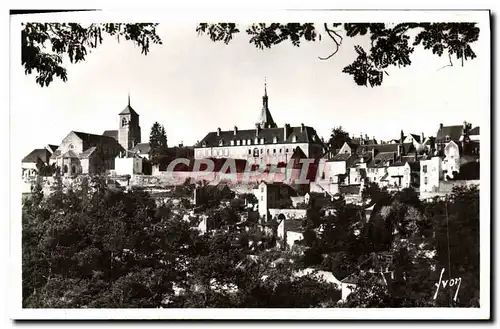 Cartes postales moderne Avallon La Ville Vue Du Plateau des Chaumes