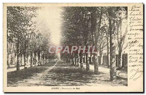 Ansichtskarte AK Joigny Promenade Du Mail